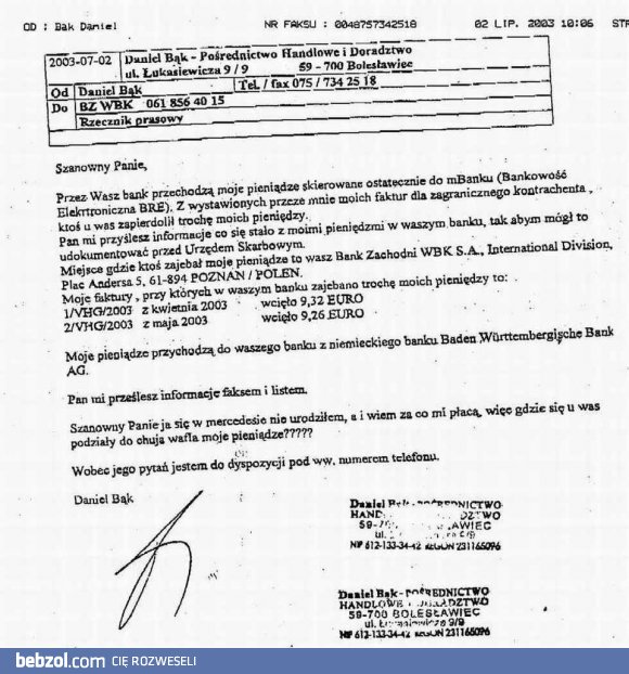 Gdzie są moje pieniądze?