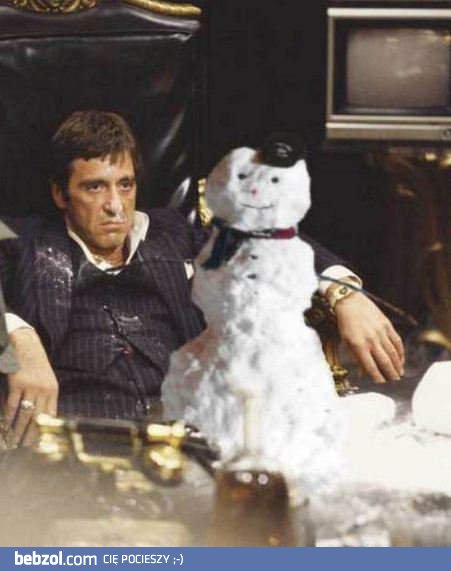 Wesoły bałwanek ;-)