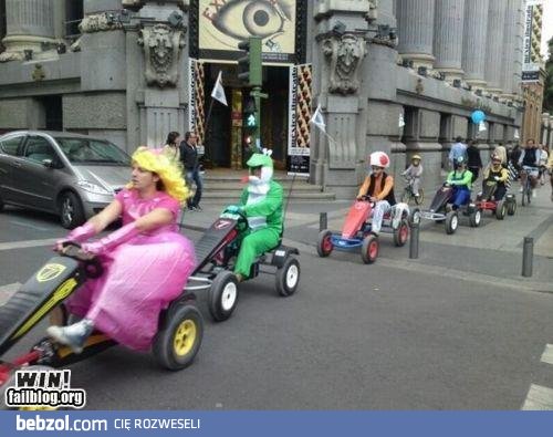 mario cart in real