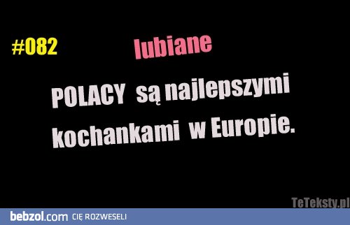 Polacy są najlepsi 