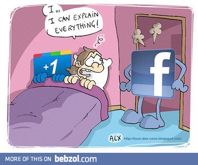 Google Plus and Facebook xD