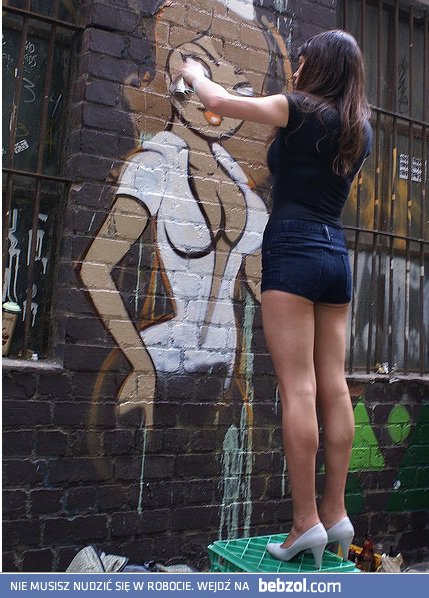 Artystka graffiti
