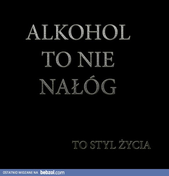 Alkohol!