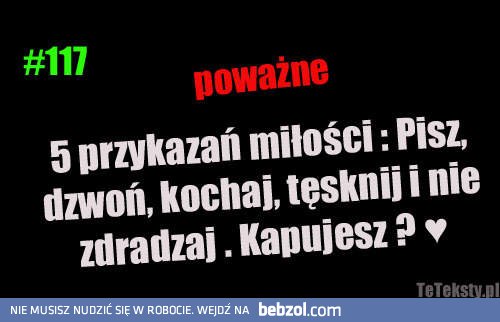 5 przykazań miłości 