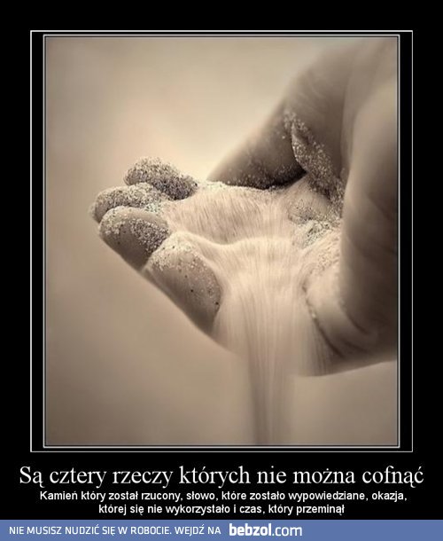 Nie możemy cofnąć...