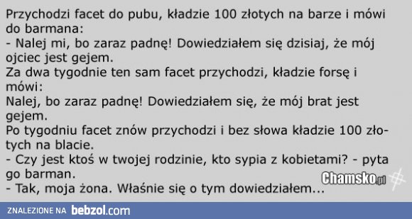 Przychodzi facet