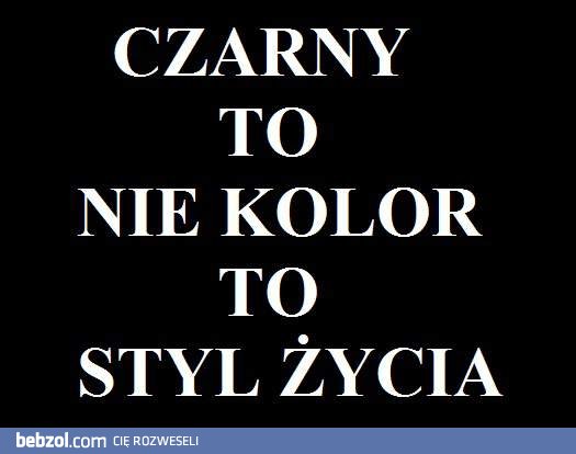 Czarny styl
