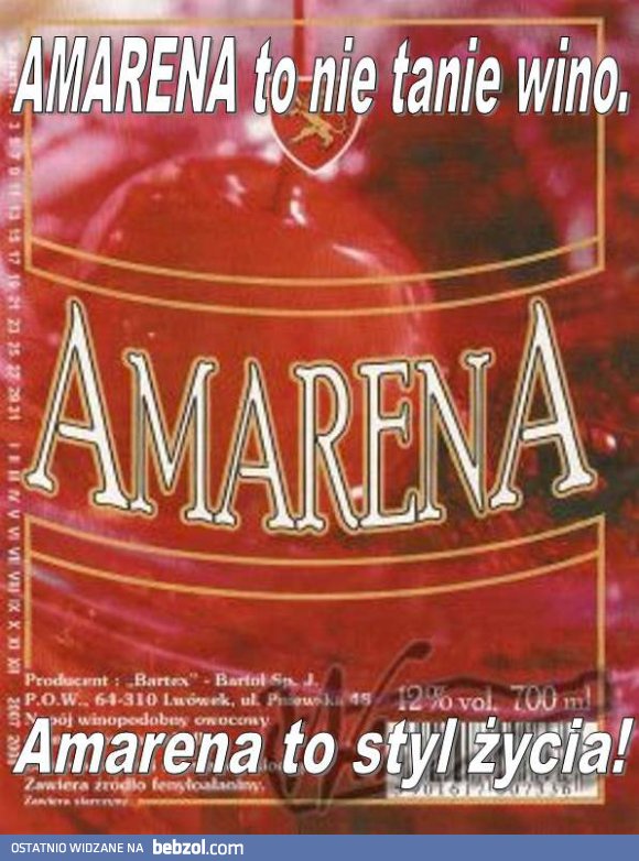 Wino amarena 