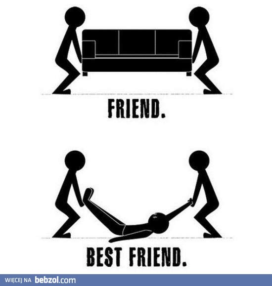 Czym różnią się przyjaciele od najlepszych przyjaciół