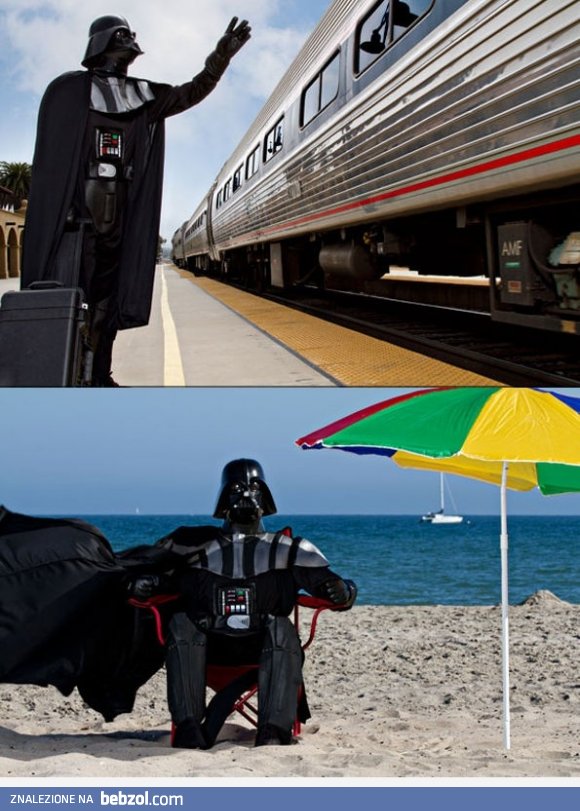 Lord Vader na wakacjach