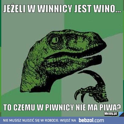 Dlaczego w piwnicy...