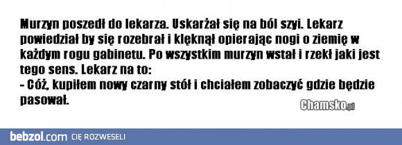 Murzyn u lekarza