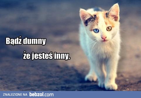 Bądź dumny z tego że jesteś inny