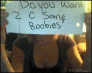 Chcesz zobaczyć cycki?