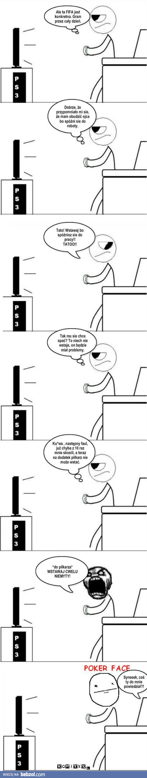 Synek coś ty do mnie powiedział? 