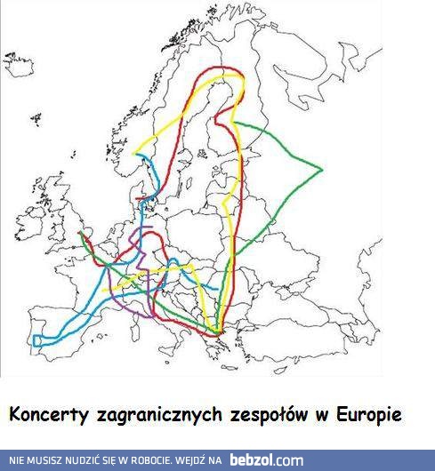 Polska niestety jest omijana..