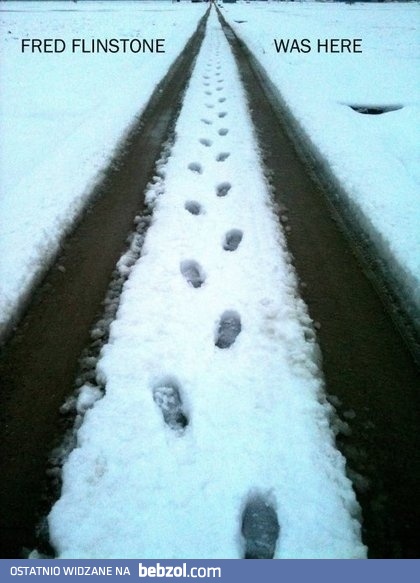 Fred Flinstone tu był!