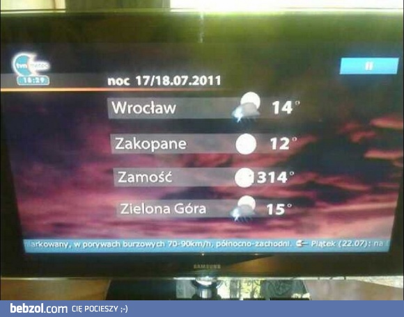 Upalna noc w Zamościu