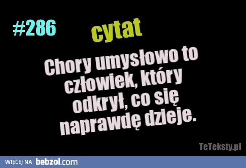 Chory umysłowo 