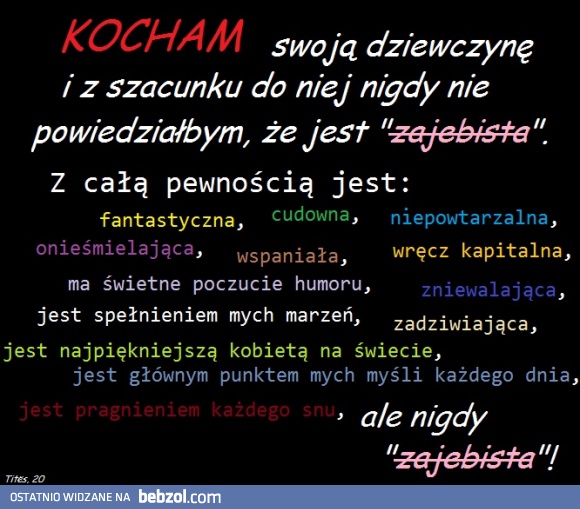 O swojej dziewczynie