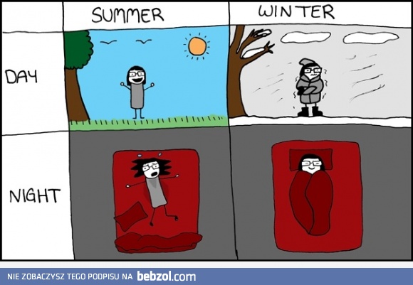 W lato i zima 