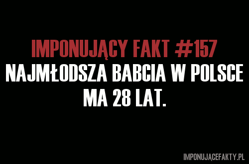 Najmłodsza babcia w Polsce 