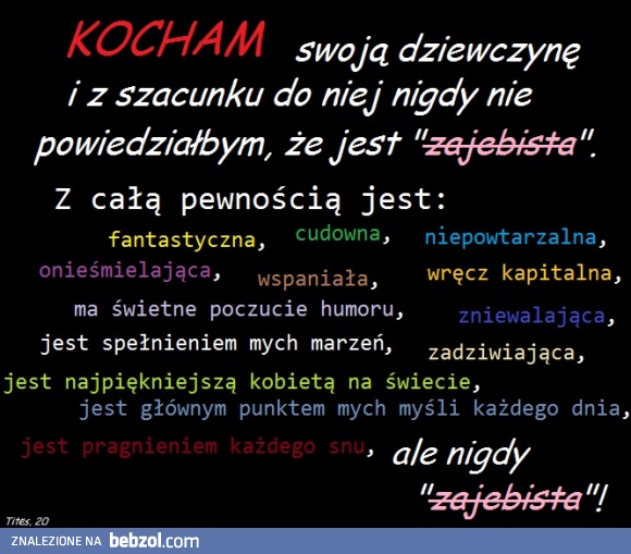 Kocham ją!