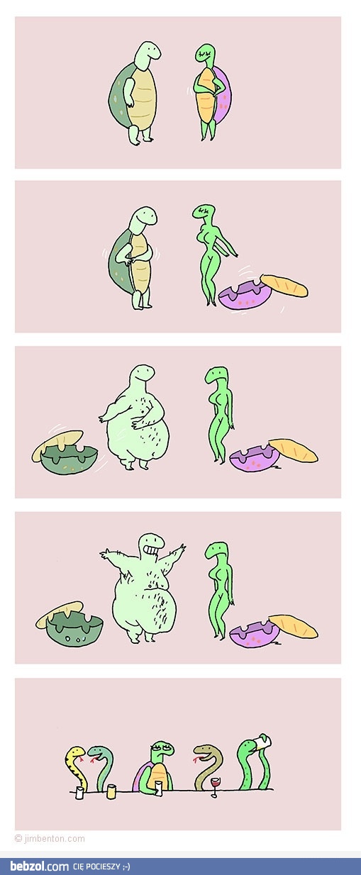 Jego pancerz wyszczupla?