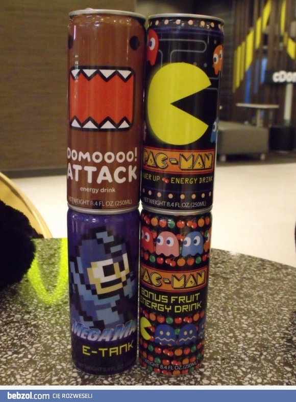 Energy drink z PacMan'em 