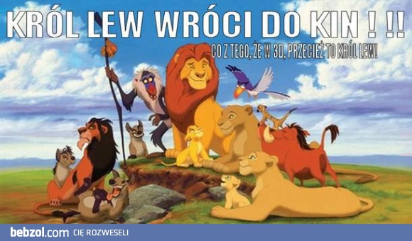 Król lew wróci do kin! 