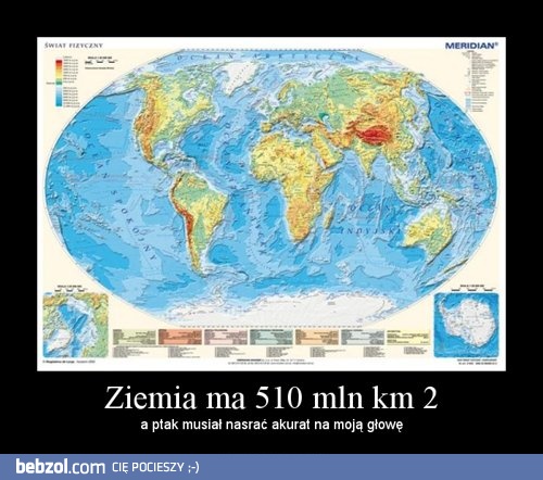 Ziemia ma 510 mln km 2..