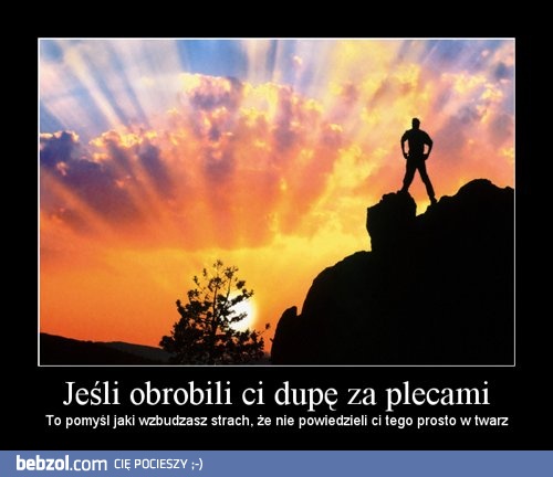 Jeśli obrobili ci..