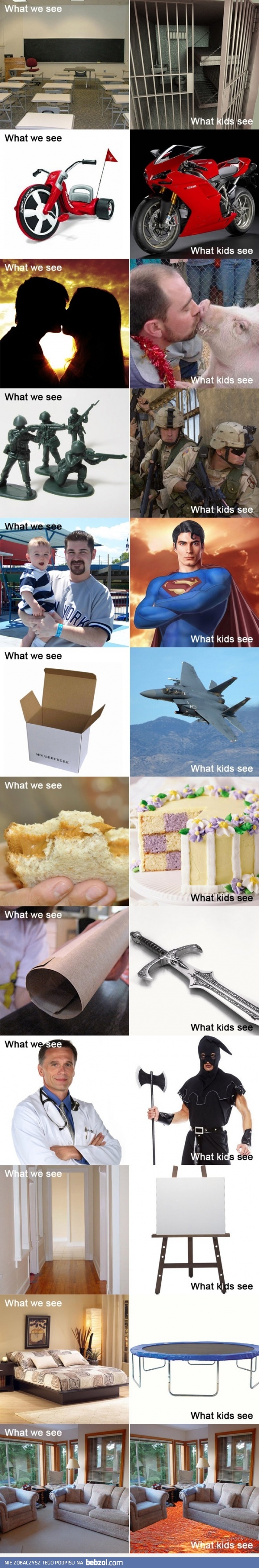 Co my widzimy vs to co dzieci widzą