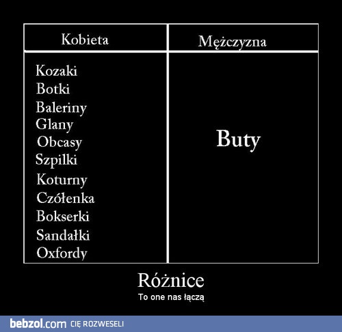 Różnice - to one nas łączą