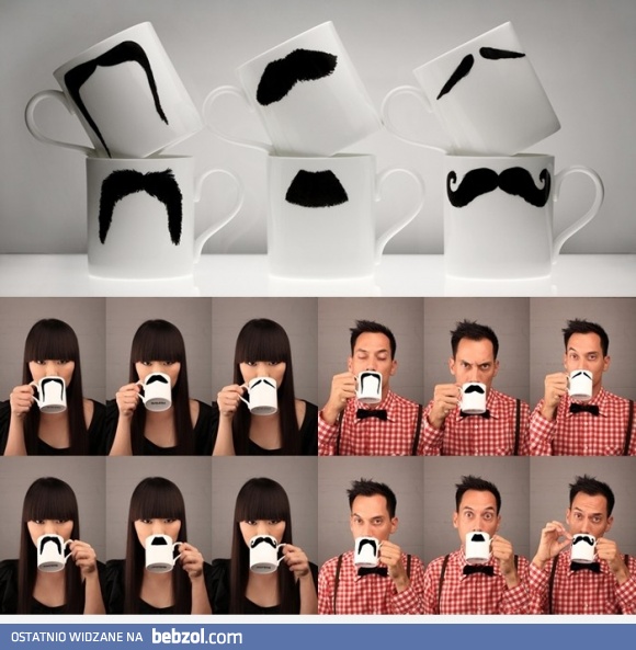 Kubki z wąsami - jaki Tobie by pasował? 