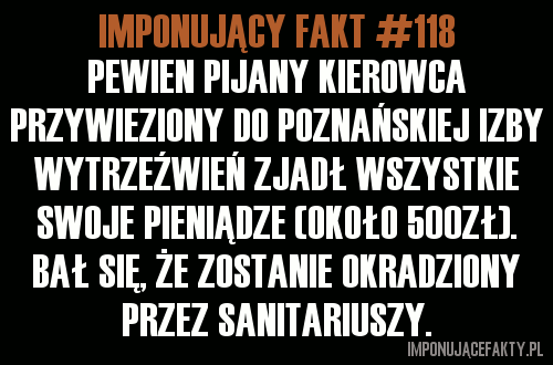 Zjadł swoje pieniądze