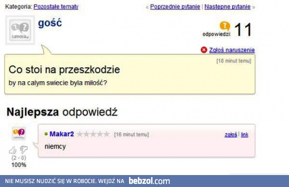 Co stoi na przeszkodzie? 