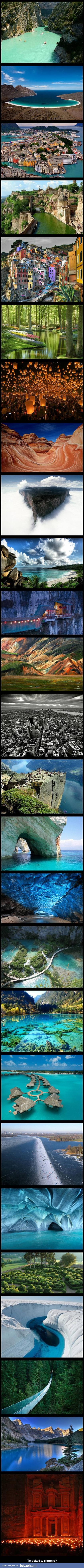 W które miejsce najchętniej byś się wybrał? 