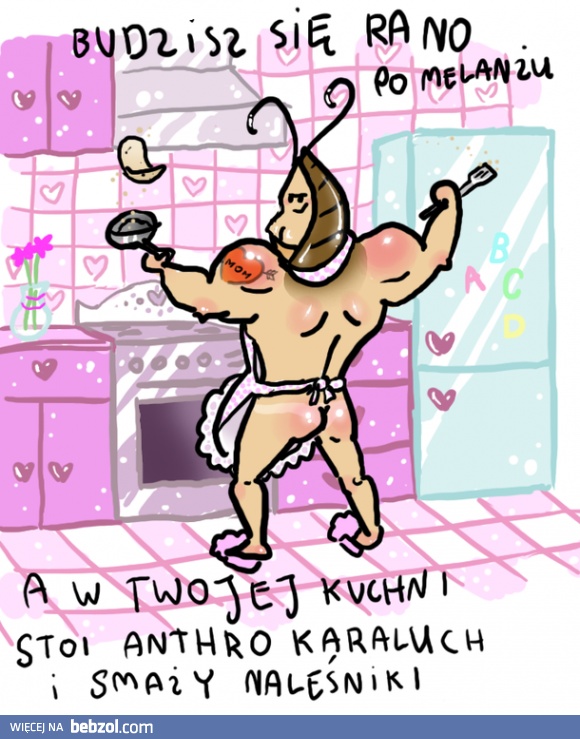 Budzisz się rano po melanżu a w twojej kuchni..