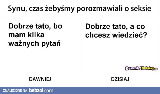 Synu, czas żebyśmy porozmawiali o seksie