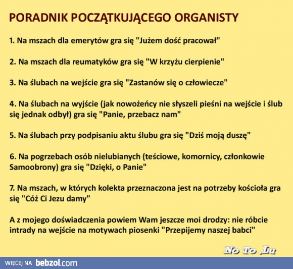Poradnik początkującego organisty