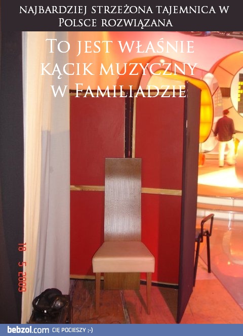 Kącik muzyczny w familiadzie 