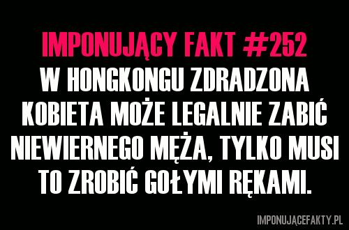 Zdradzona kobieta może zabić męża za zdradę..