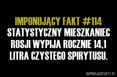14,1 litra czystego spirytusu