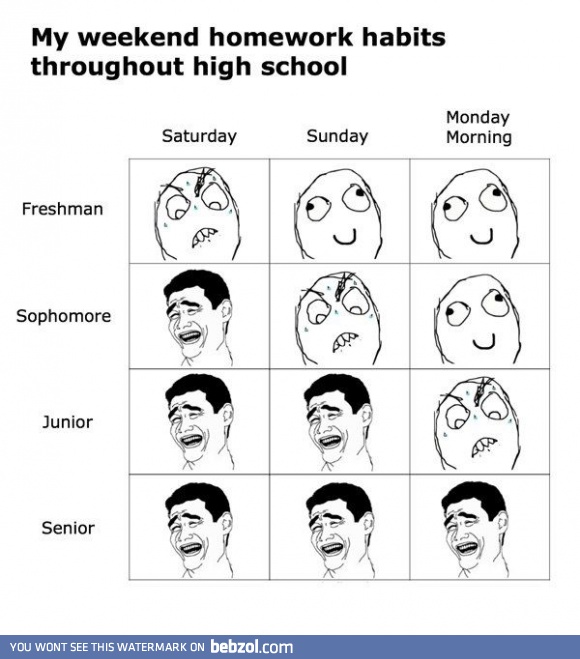 Homework habits