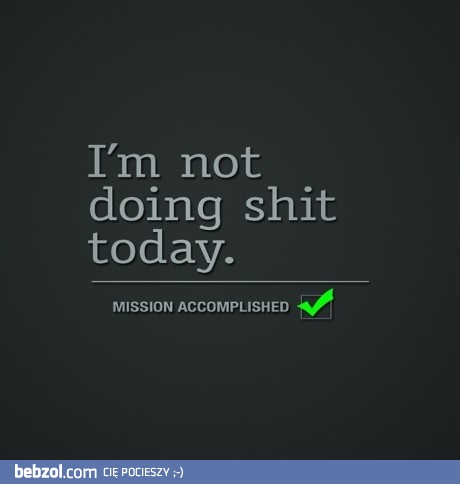 Świetny plan na poniedziałek! 