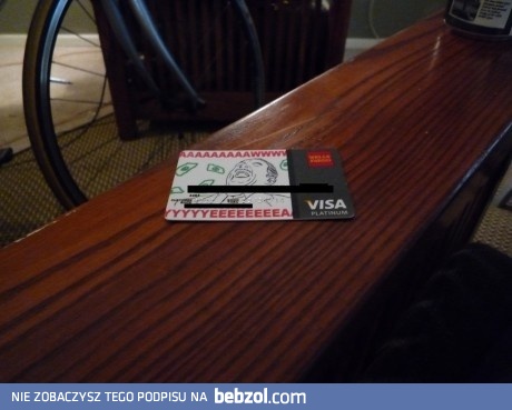 Moja nowa karta VISA