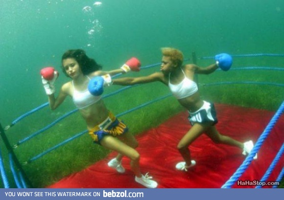 Underwater boxing