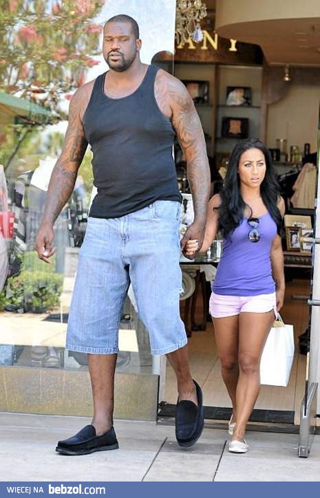 Shaquille O'Neal i jego dziewczyna ;-)