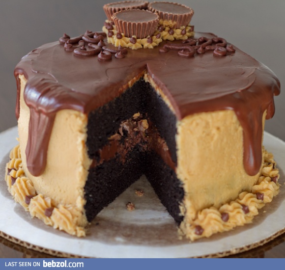 Chocolate peanutbutter cake  